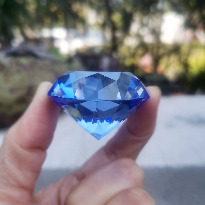 Paper Weight Crystal - Pisapapapeles de diamante de cristal, adornos