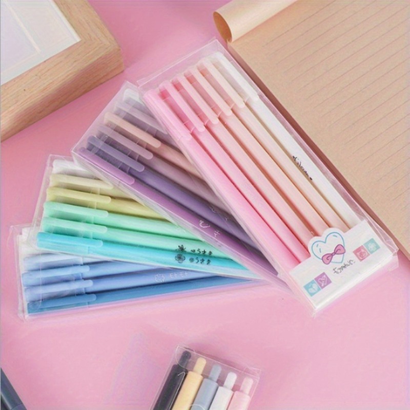 Correction Pen Fine - Juego de 6 bolígrafos de gel,
