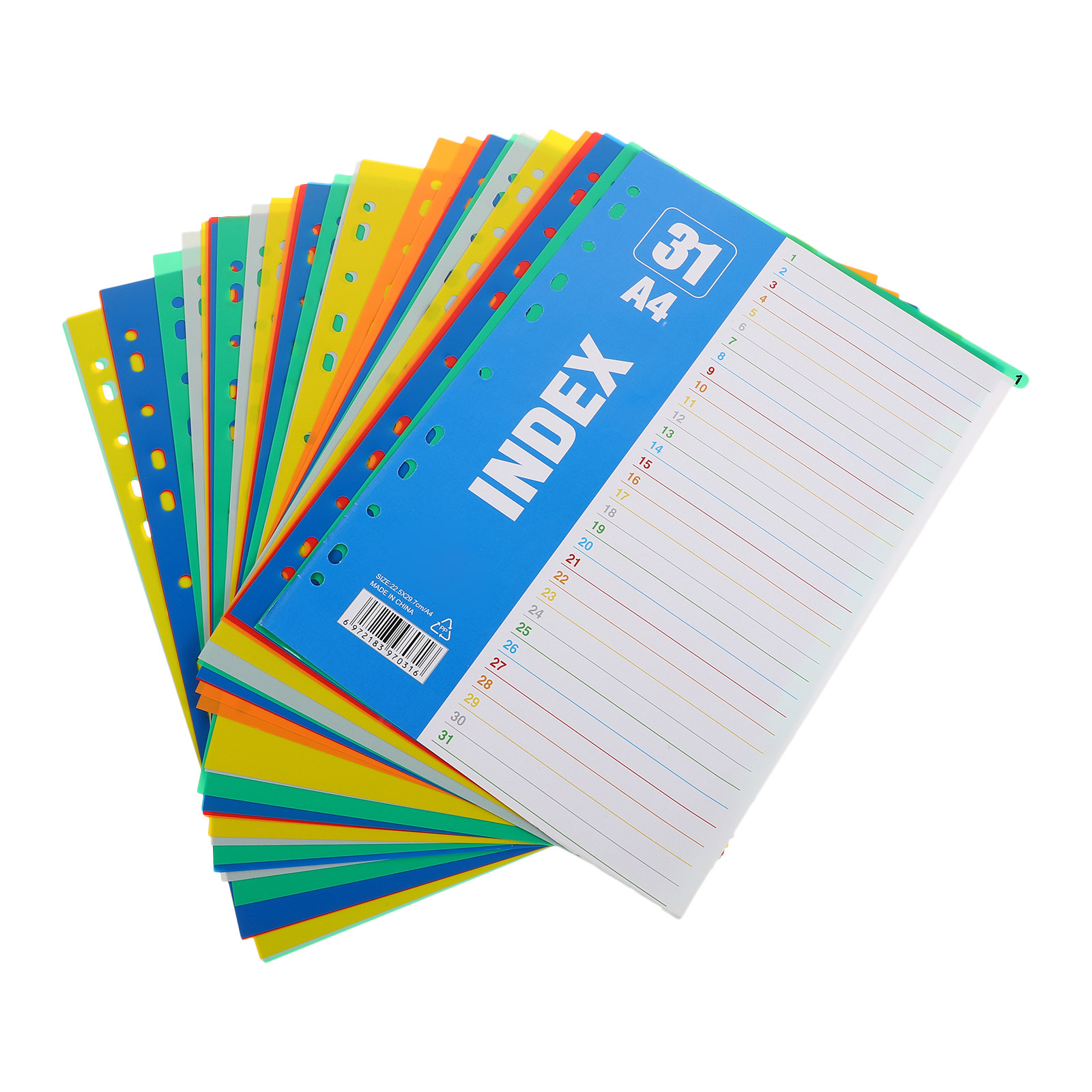 Tab Divider A4 - 1 Juego de Separadores de Índice