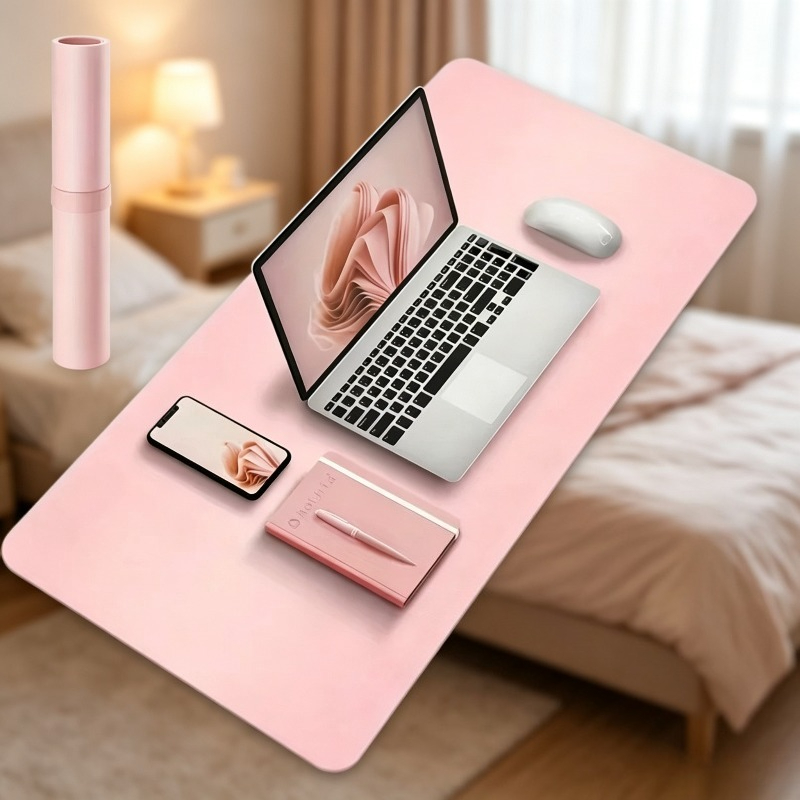 Leather Desk Pad - Alfombrilla de Ratón Impermeable de Gran