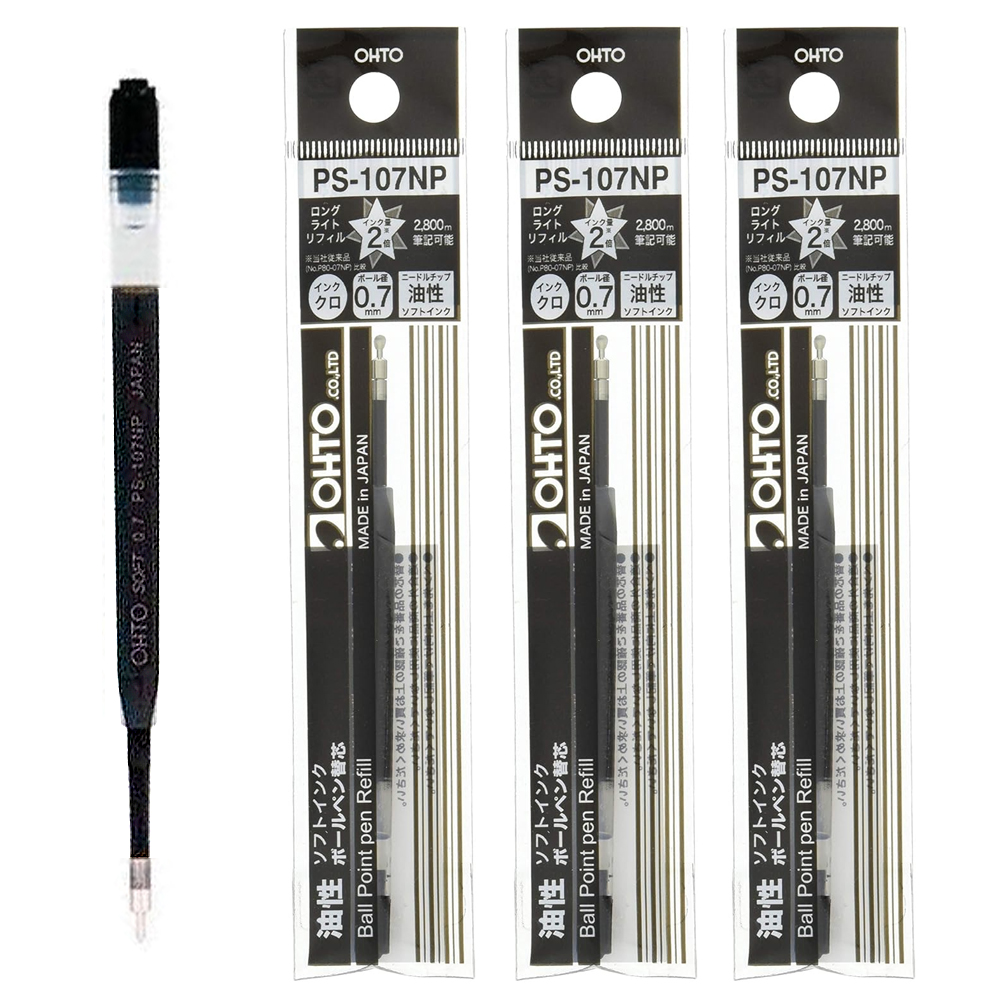 Correction Pen Fine - 3 uds OHTO PG-107NP recambio de