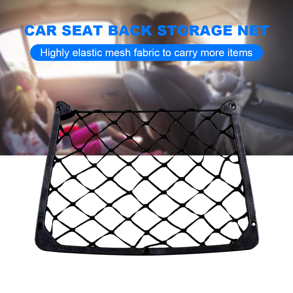 Magazine Holder Rack - Red de Almacenamiento Elástica para Asiento