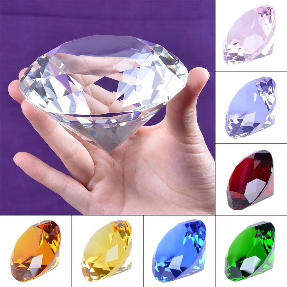 Paper Weight Crystal - Pisapapeles en forma de diamante de