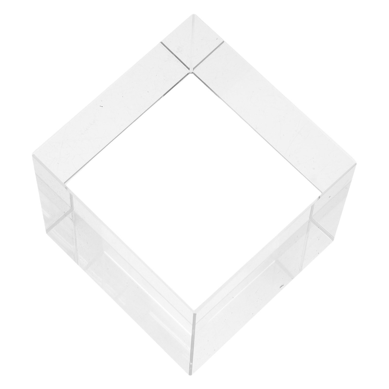 Book Weight Glass - Prensapapeles Cuadrado de Cristal, Bloque de