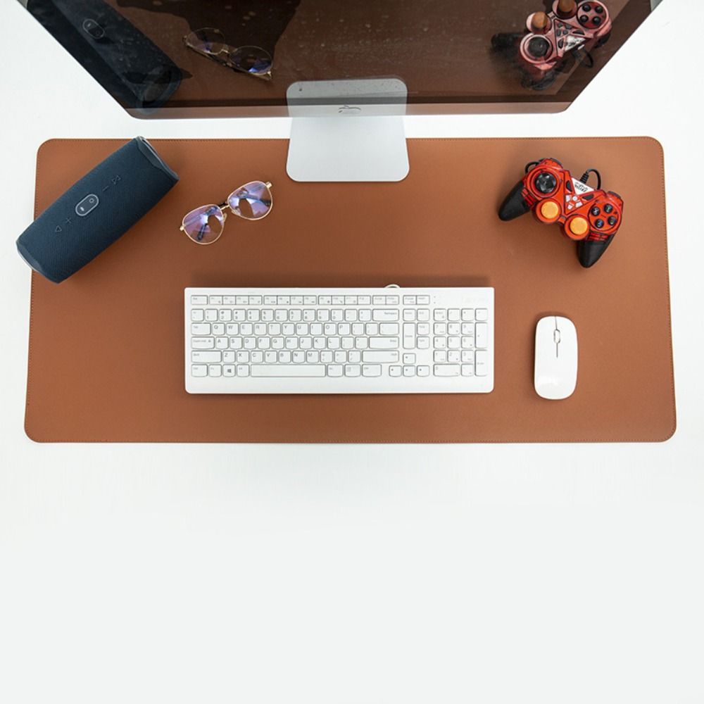 Alfombrilla de teclado de cuer - Leather Desk Pad reseña y precio