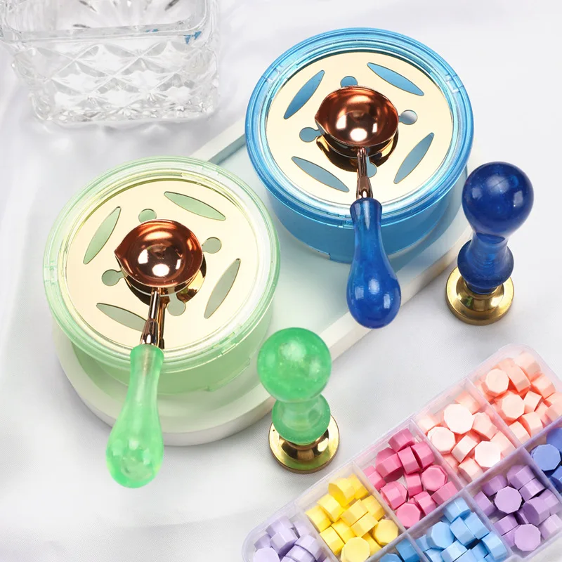 Juego de 2 piezas de sellos de - Wax Seal Stamp Set reseña y precio