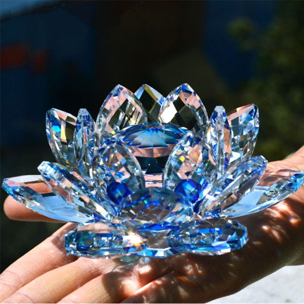 Estatuilla de flor de loto de  - Paper Weight Crystal reseña y precio