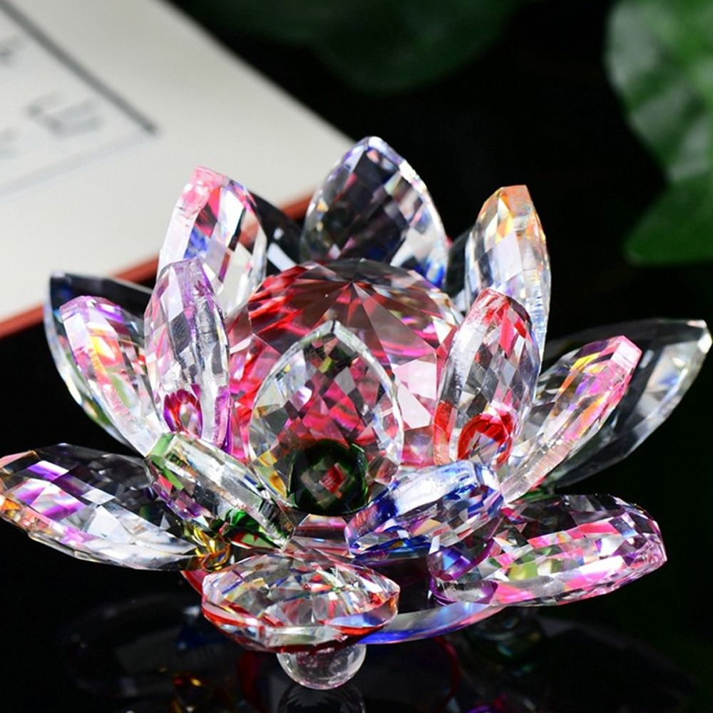 Estatuilla de flor de loto de  - Paper Weight Crystal reseña y precio