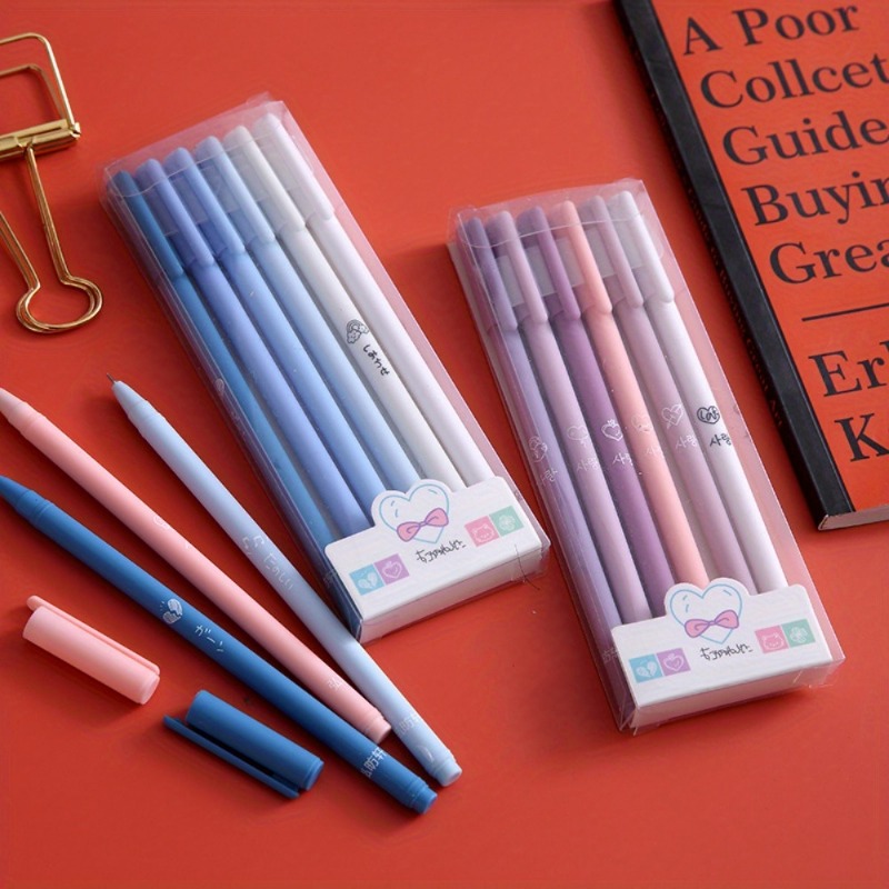 Juego de 6 bolígrafos de gel,  - Correction Pen Fine reseña y precio