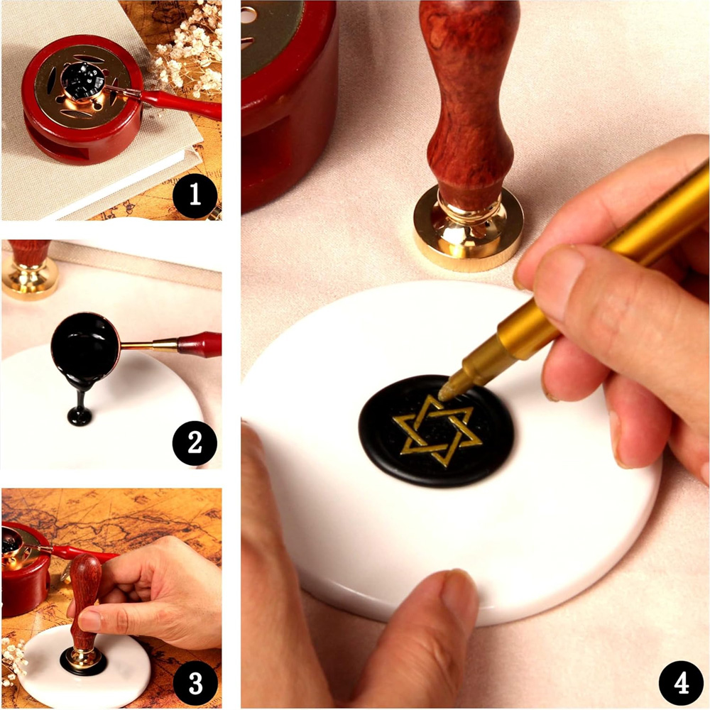 Sello de Cera Personalizado co - Wax Seal Stamp Set reseña y precio