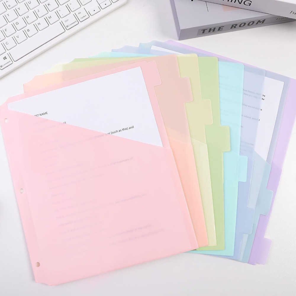 8 Separadores de Carpeta A4 en - Tab Divider A4 reseña y precio