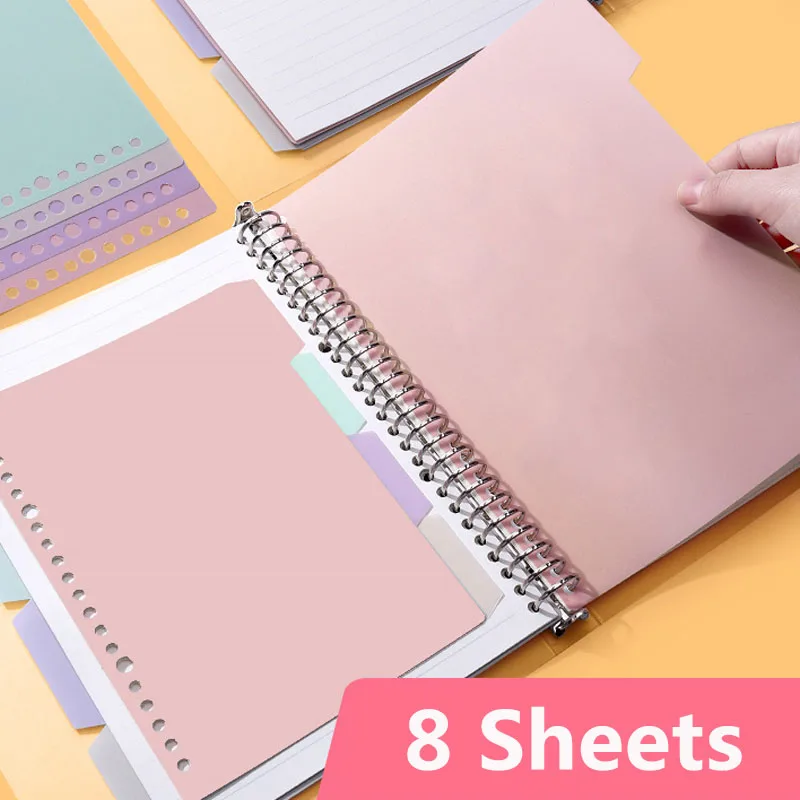 Divisores de colores para plan - Tab Divider A4 reseña y precio