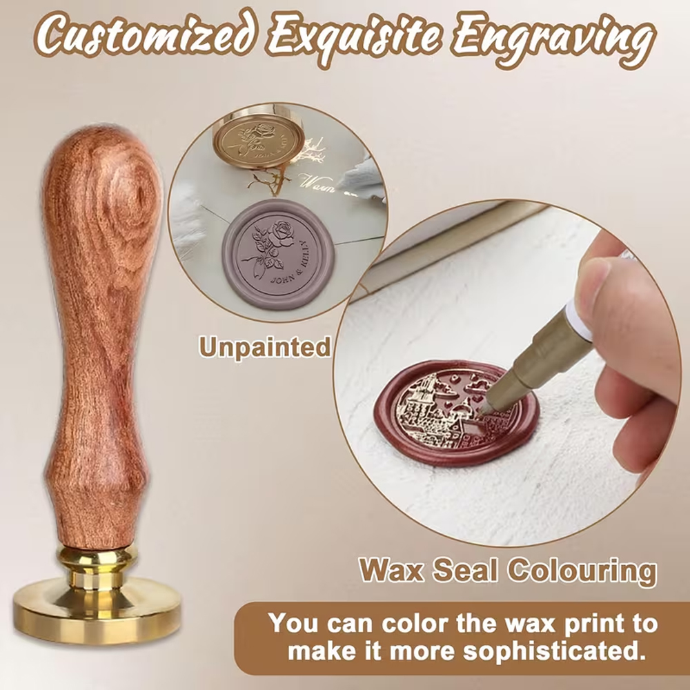 Sello de Cera Personalizado, K - Wax Seal Stamp Set reseña y precio
