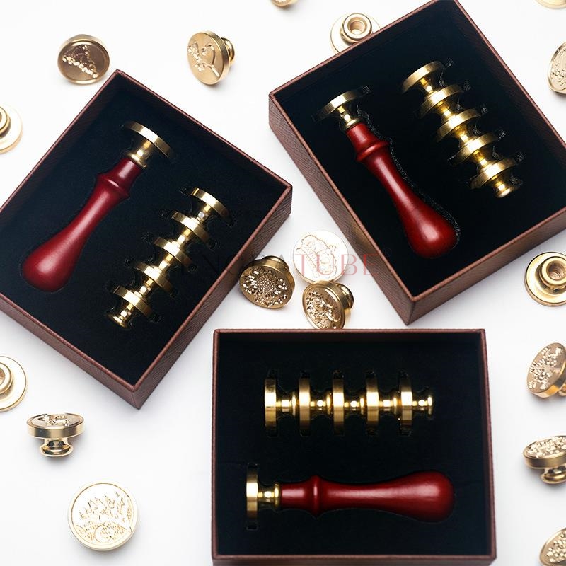Juego de 6 cabezales de sello  - Wax Seal Stamp Set reseña y precio