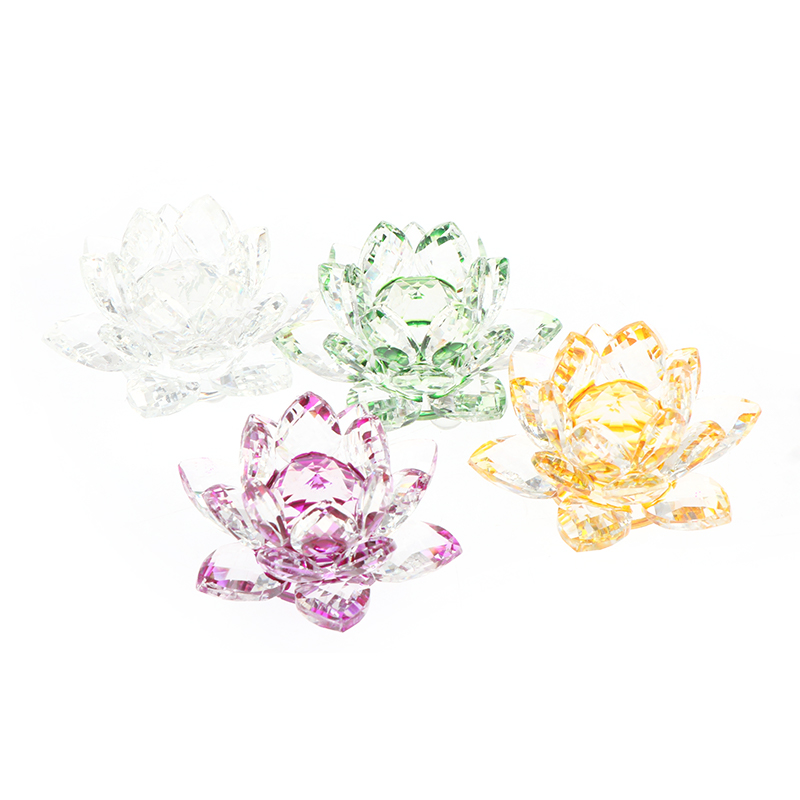 Flor de Loto de cristal de cua - Paper Weight Crystal reseña y precio