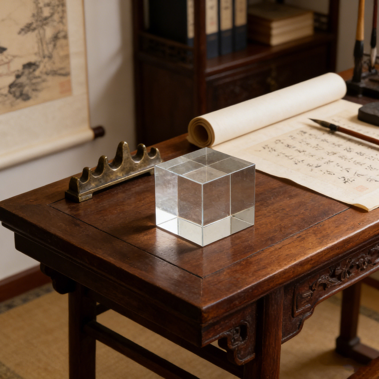 Prensapapeles Cuadrado de Cris - Book Weight Glass reseña y precio
