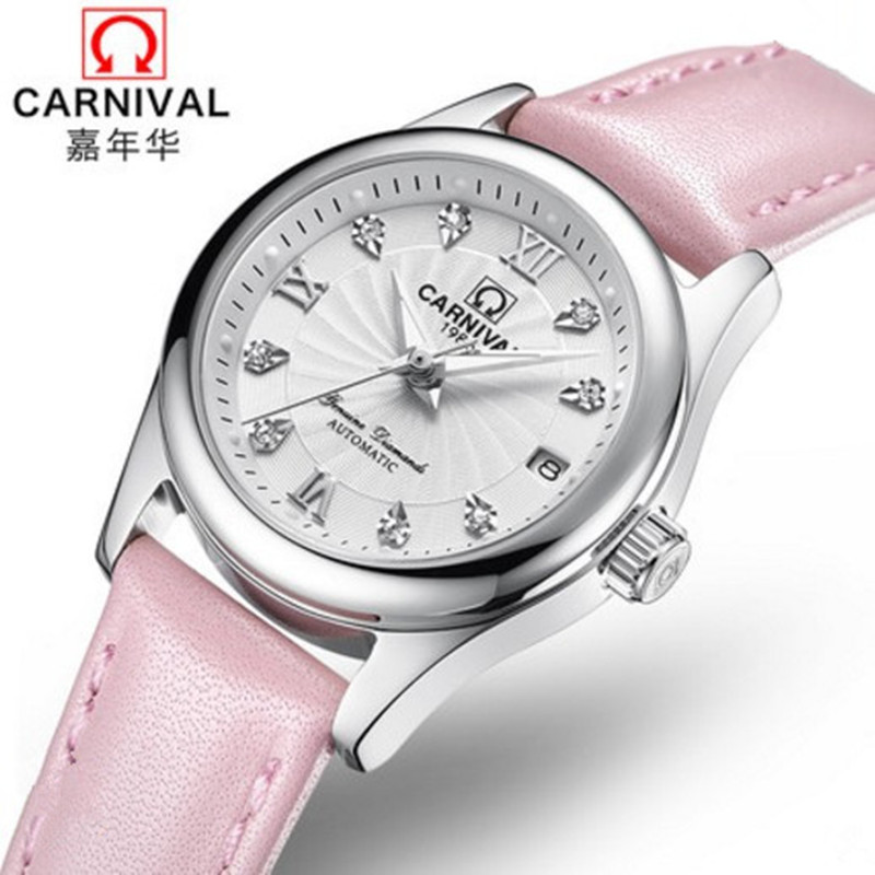 Carnival-Reloj mecánico automá - Paper Weight Crystal reseña y precio